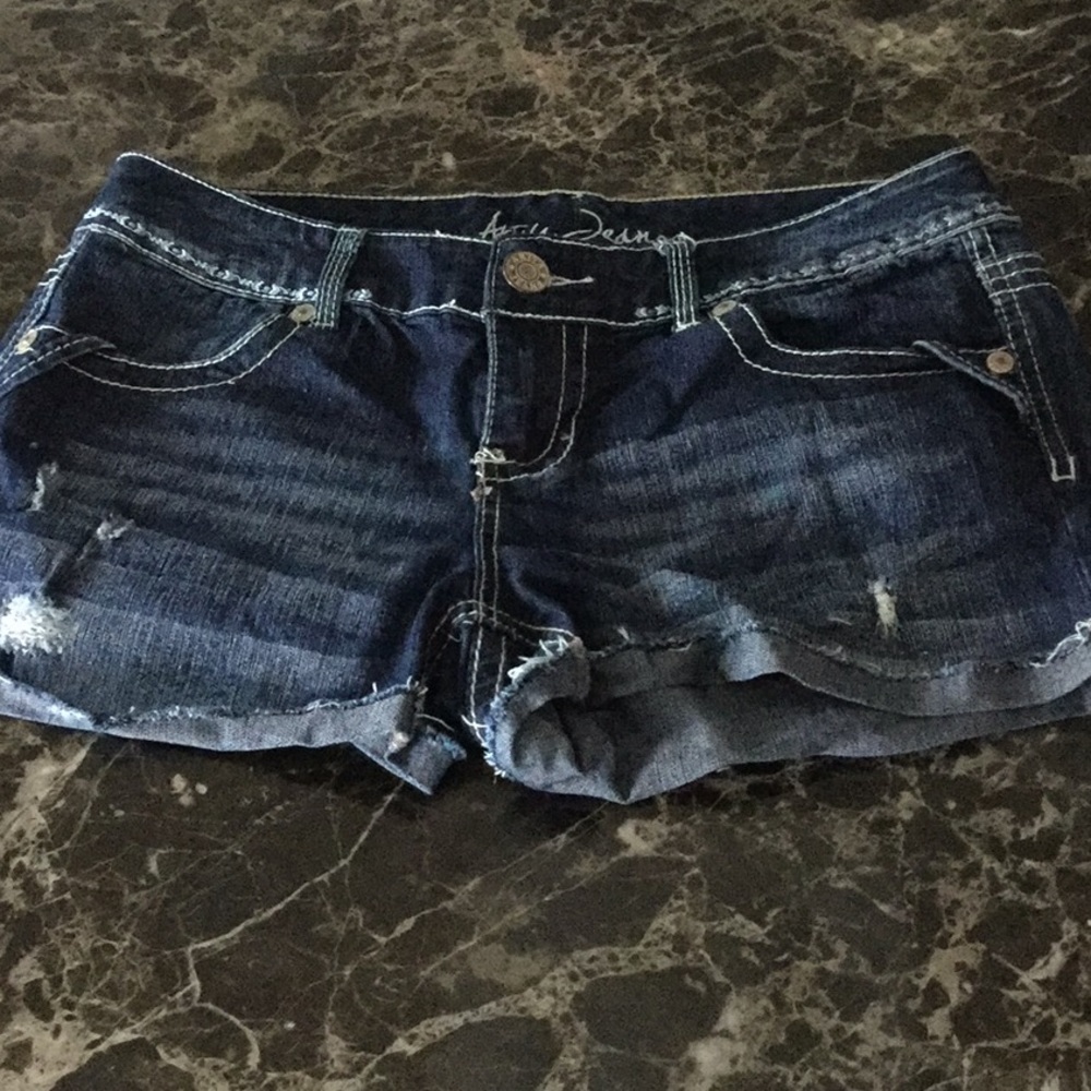 Denim shorts